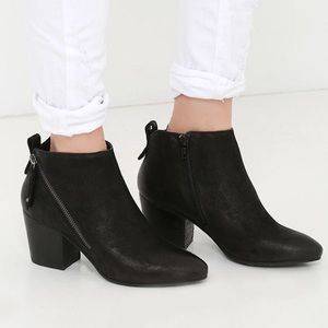 Steve Madden Black Leather Booties Jaydun